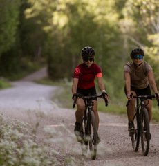 Cykla på grusvägar i Dalsland